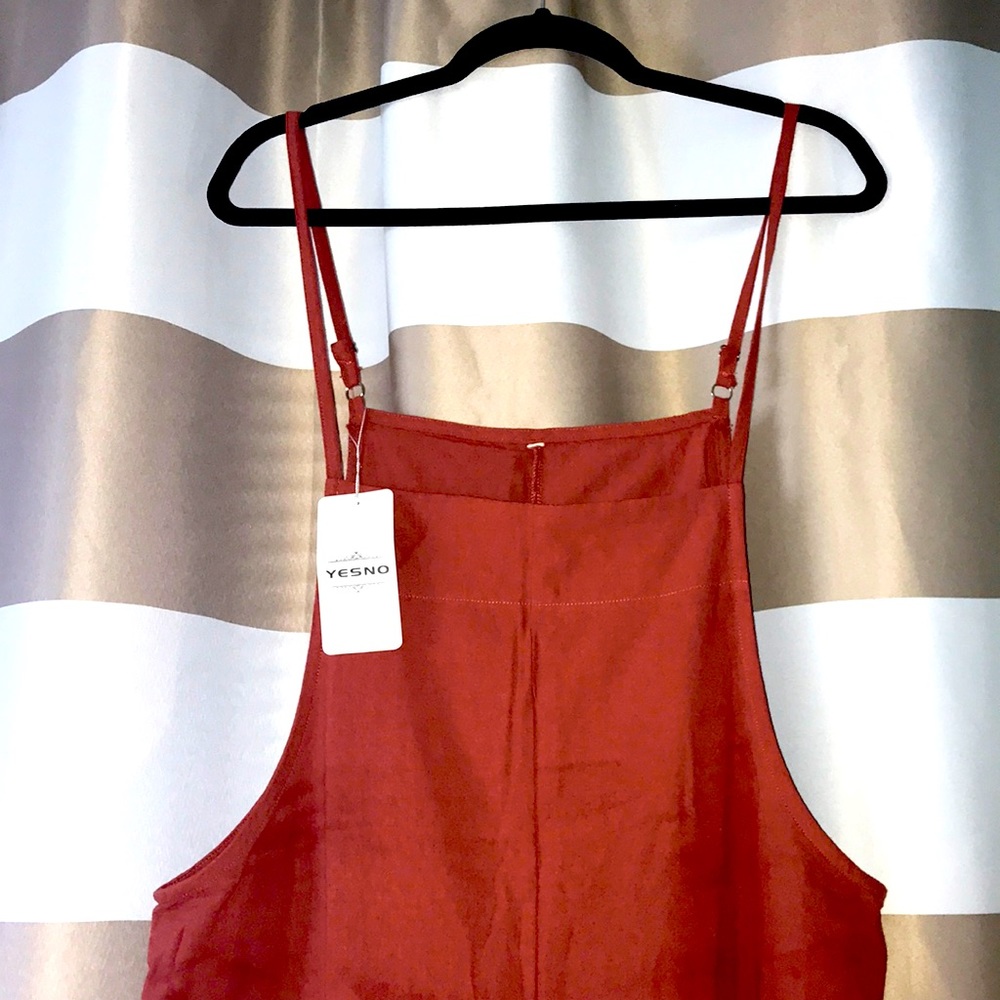 YESNO brand new, never worn. Large w/ tag boho/baggy oversized festival overalls